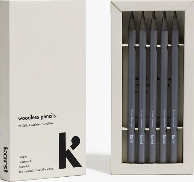 Karst Grey Woodless Graphite Pencils