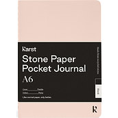 Karst Wasserfestes Heft aus Steinpapier A6 weicher Einband glatt