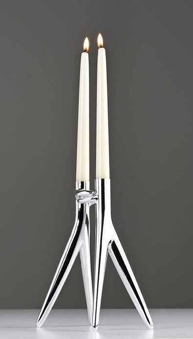 Abbracciaio Svijećnjak sjajni zlatni