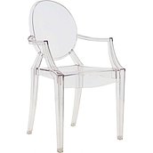 Krzesło Louis Ghost kryształowe
