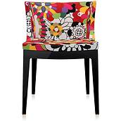 Krzesło Mademoiselle a la mode czarne Missoni vevey czerwień