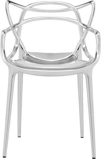Krzesło Masters metalizowane chromowane