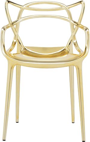 Krzesło Masters metalizowane złote