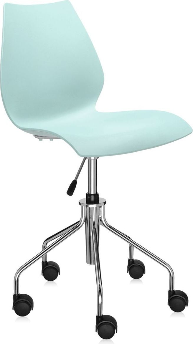 Krzesło na kółkach Maui Swivel jasnoniebieskie