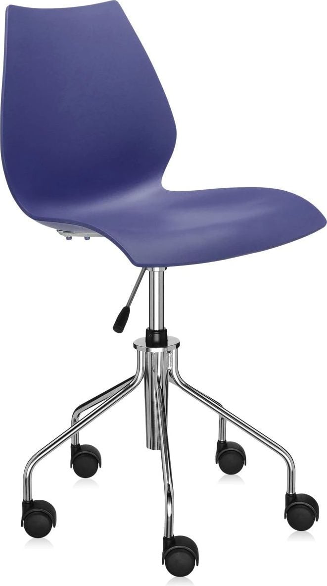 Krzesło na kółkach Maui Swivel niebieskie