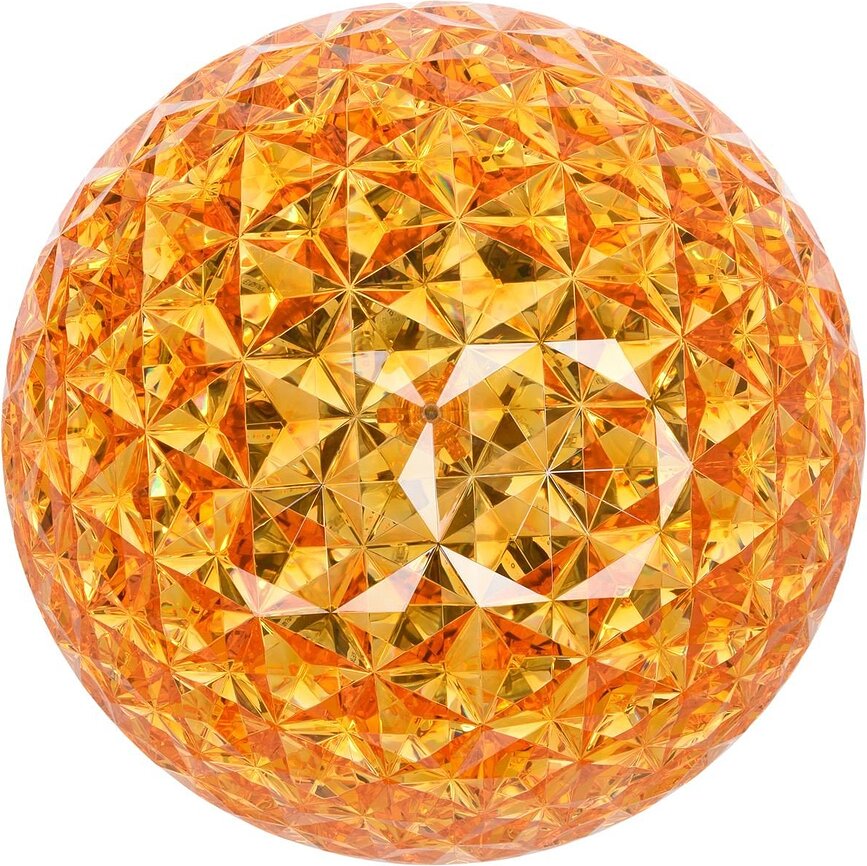 Lampa stołowa na nóżce Planet kryształowa