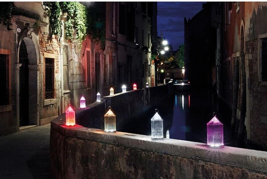 Lantern Stolna Lampa bežična kristalna