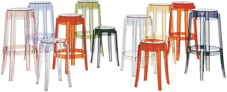 Stołek barowy Charles - Kartell 4899, Philippe Starck | FF