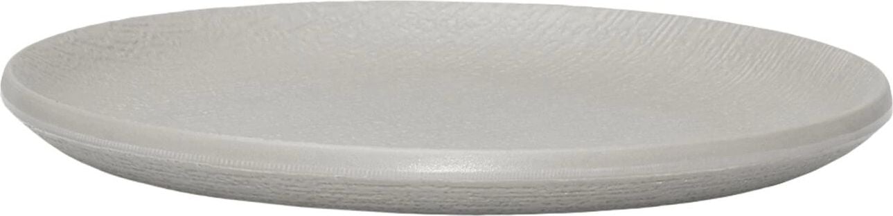 Talerz deserowy Trama 16 cm szary