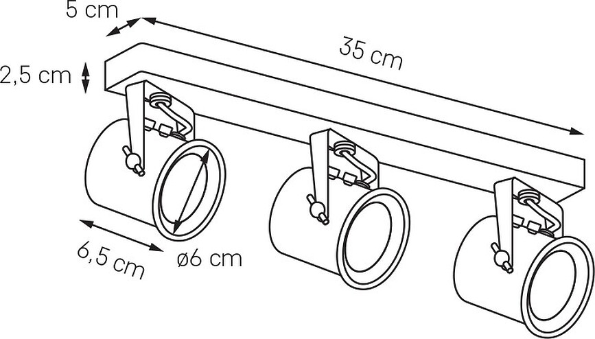 Alter Reflektor 3 bijeli