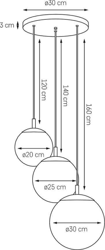 Alur 2 Κρεμαστό Φωτιστικό, χρυσό