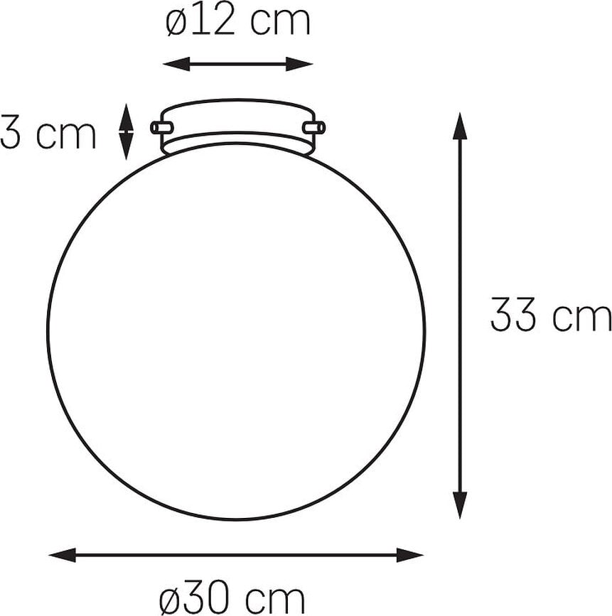 Alur 1 Stropna Lampa zlatna
