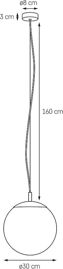 Alur M Φωτιστικό Οροφής, μαύρο