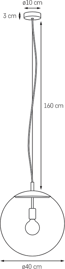 Alur Plafonnier L, titane, avec abat-jour blanc