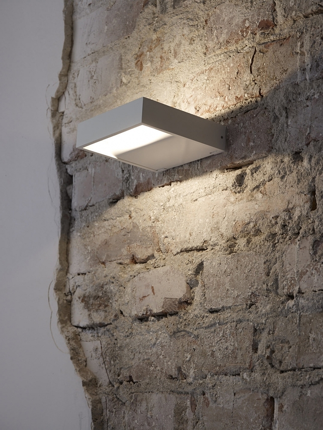 Aplique de pared Mazon, blanco