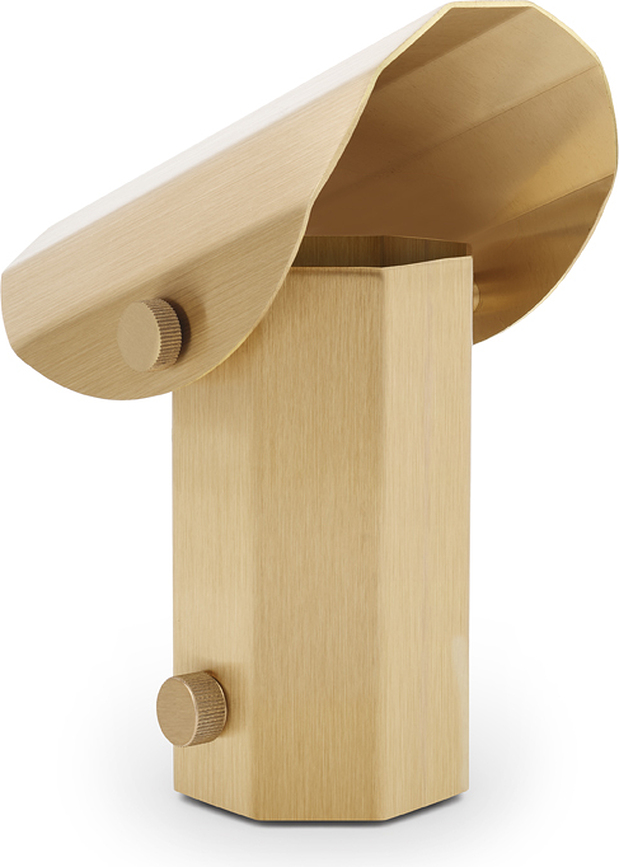 Apolin Επιτραπέζιο Φωτιστικό, 18 cm, βουρτσισμένος ορείχαλκος