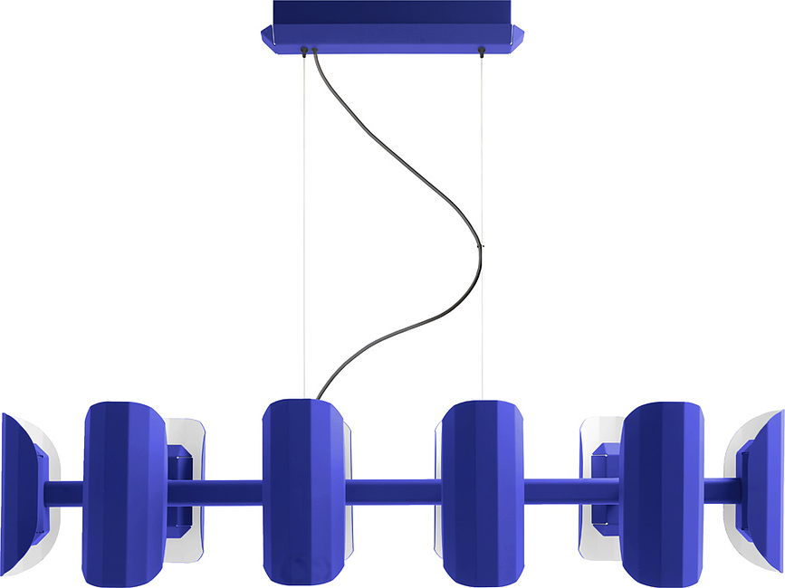 Apolin Κρεμαστό Φωτιστικό πολύφωτο, κοβαλτί