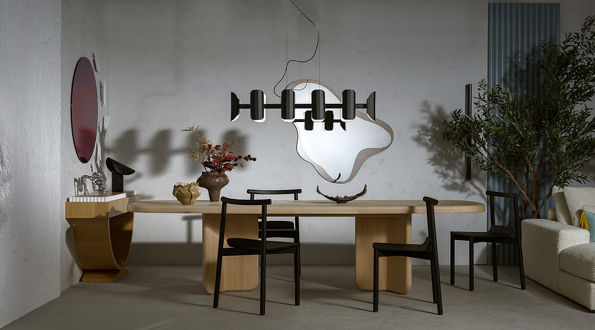 Apolin Lampe de Table 18 cm, acier brossé