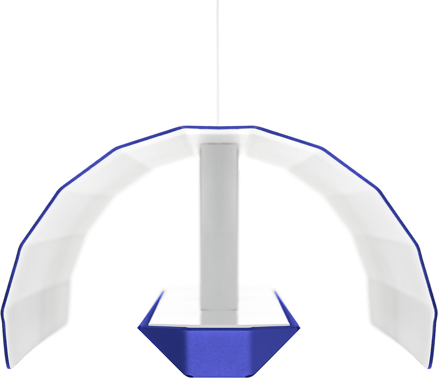 Apolin Viseča linearna svetilka, 120 cm, umazano roza