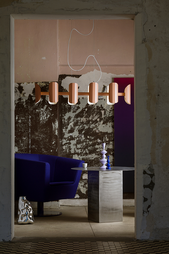 Apolin Suspension multibras, vieux rose