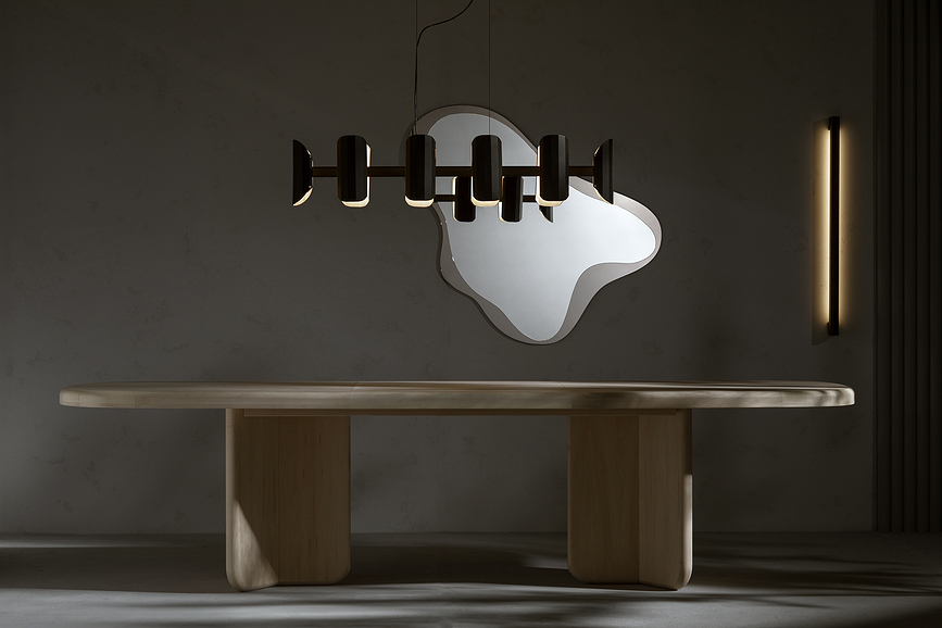 Apolin Suspension multibras, vieux rose