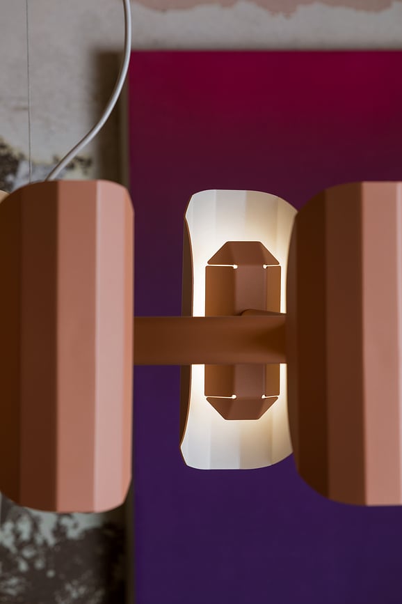 Apolin Suspension multibras, vieux rose