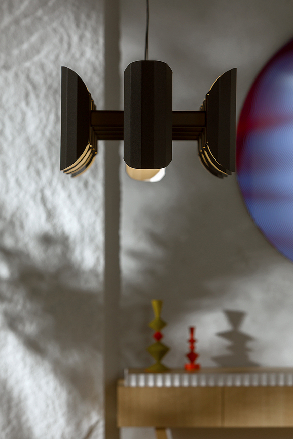 Apolin Suspension multibras, vieux rose