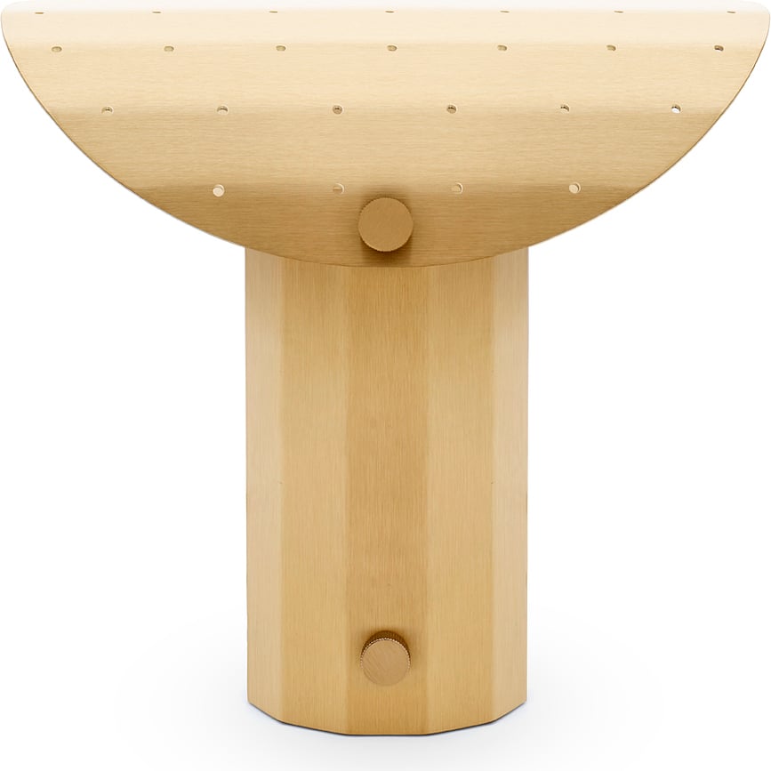 Apolin Stolna Lampa s perforiranim sjenilom 30 cm bijela