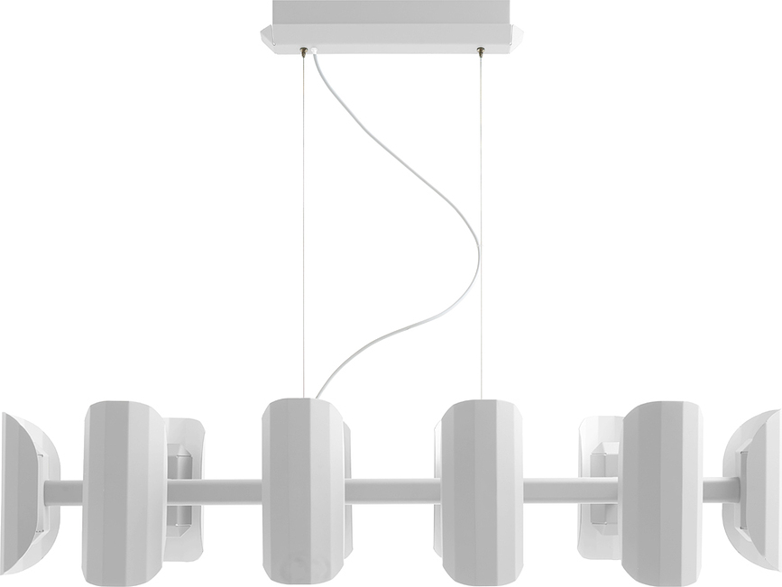 Apolin Večramenska viseča svetilka, bela