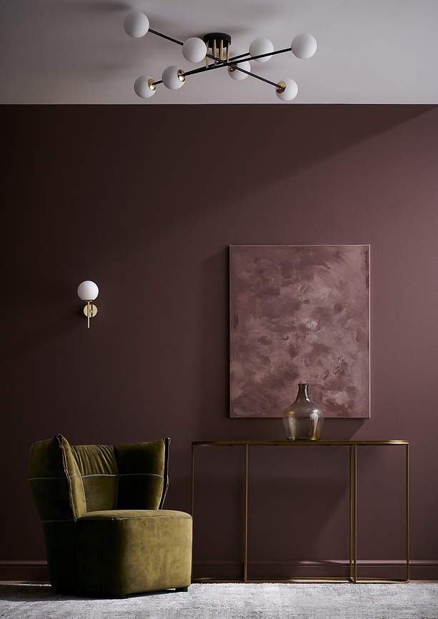 Astra Deco Zidna Lampa zlatna