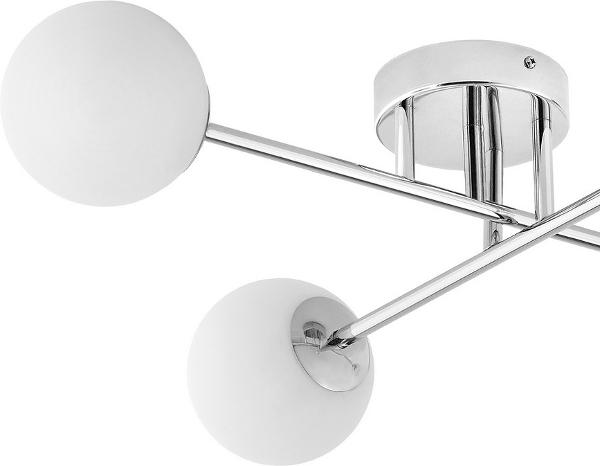 Astra 4 Stropna Lampa srebrna