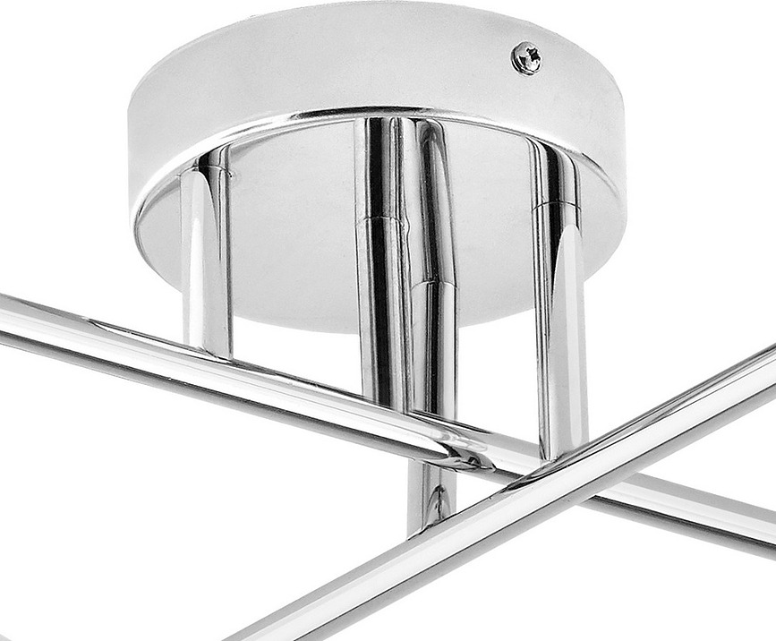 Astra 4 Plafonnier 4 lumières, argenté