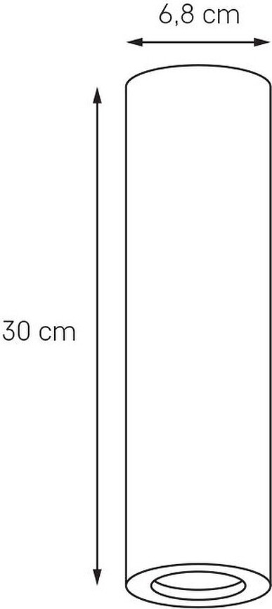 Barlo 30 Luminaire en saillie, noir