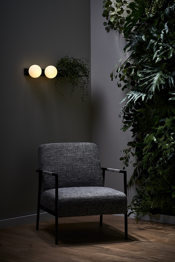 Botanica Deco Απλίκα με ράφι, μαύρη