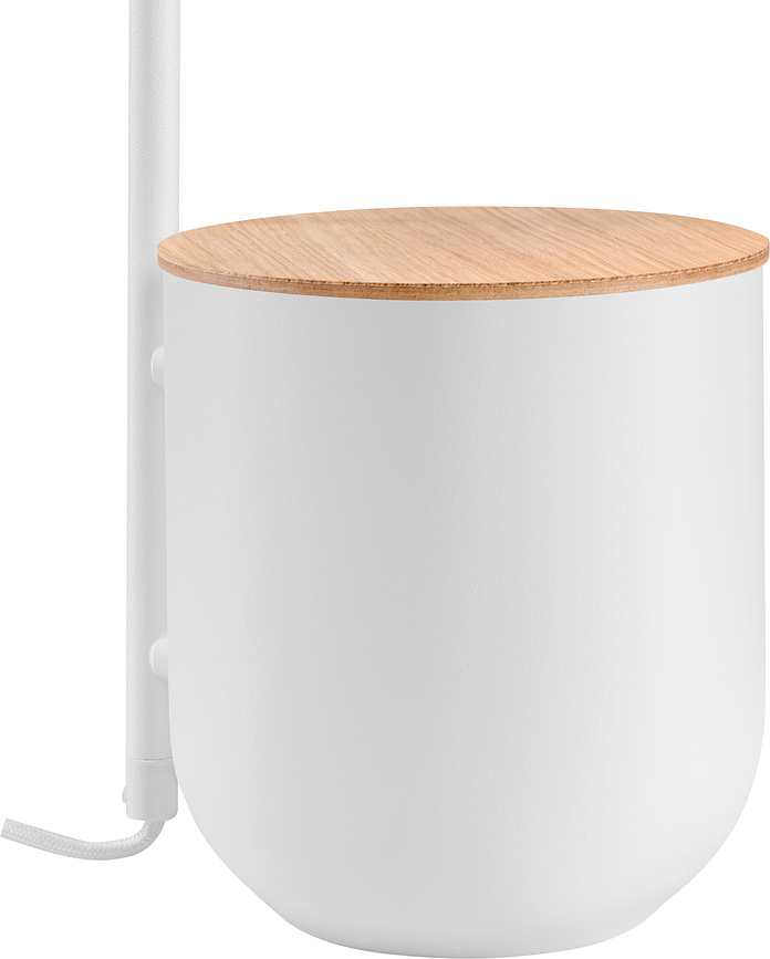 Botanica Lampe de Table avec pot et couvercle en bois, terracotta