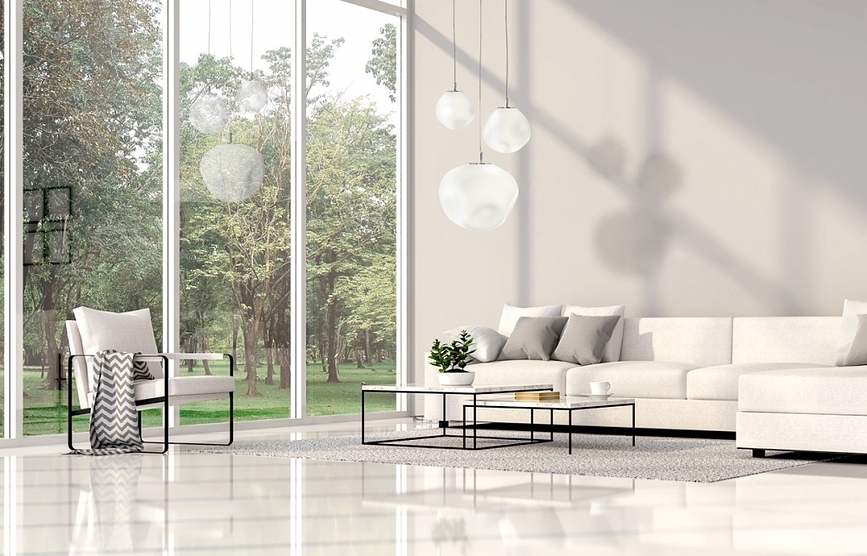 Cloe Plafonnier 3 lumières, chromé