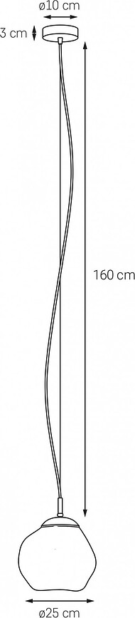 Cloe S Φωτιστικό Κρεμαστό, χρωμίου