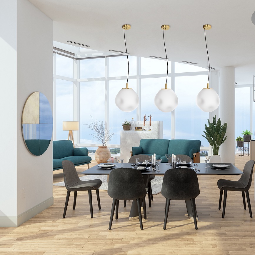 Cloe S Φωτιστικό Κρεμαστό, χρωμίου