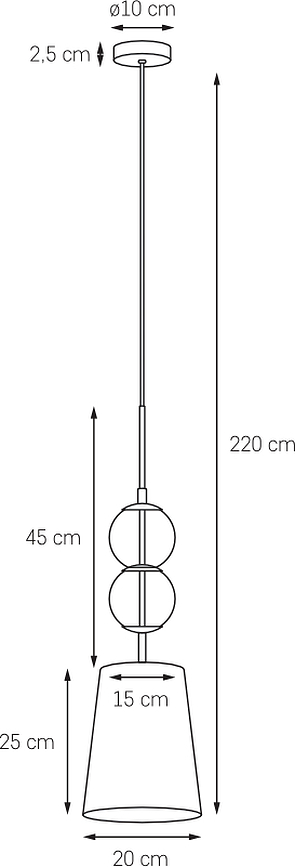 Coco S Suspension, dorée