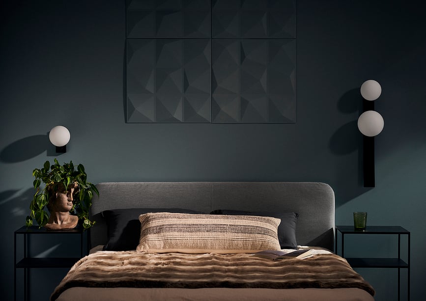 Gigi 2 Zidna Svjetiljka crna