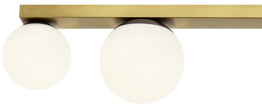 Gigi 4 Φωτιστικό Οροφής/Τοίχου, ορειχάλκινο