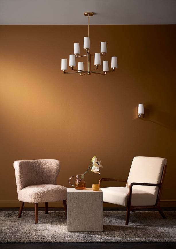 Grande Zidna Svjetiljka zlatna