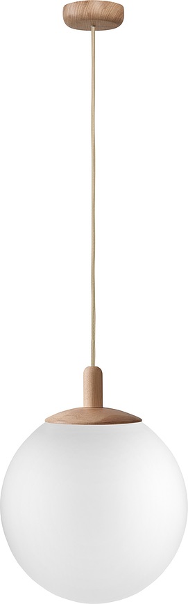 Hanglamp Alur M met houten bevestiging