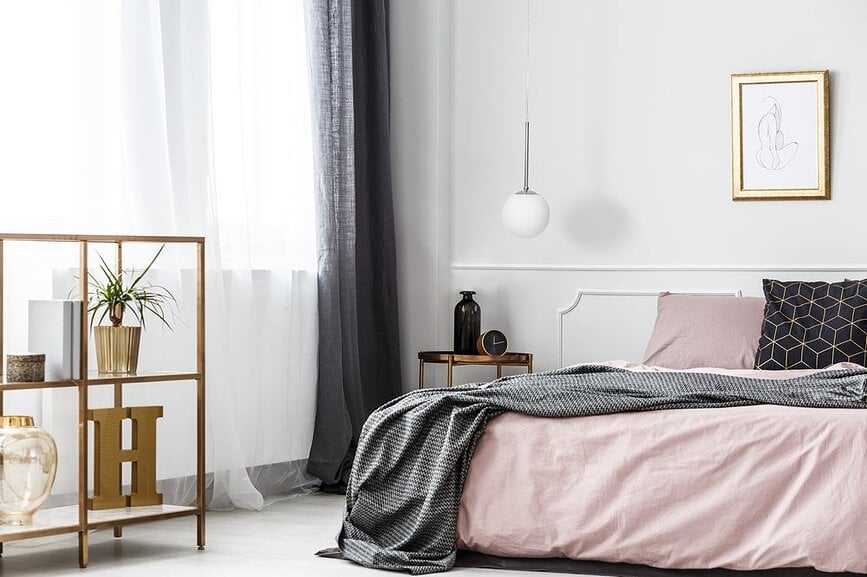 Lamia Visilica krom s prozirnim kabelom