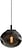 Lampa Avia M grafitowa z czarnym mocowaniem