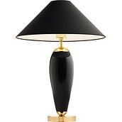 Lampa stojąca Rea Gold nietransparentna czarna