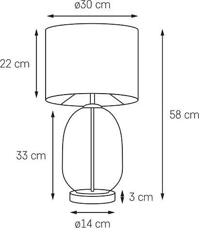 Lampa stołowa Salvador
