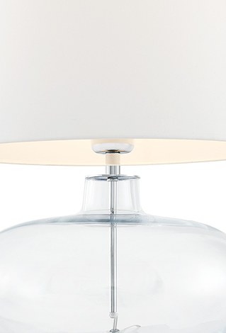 Lampa stołowa Sawa transparentna podstawa
