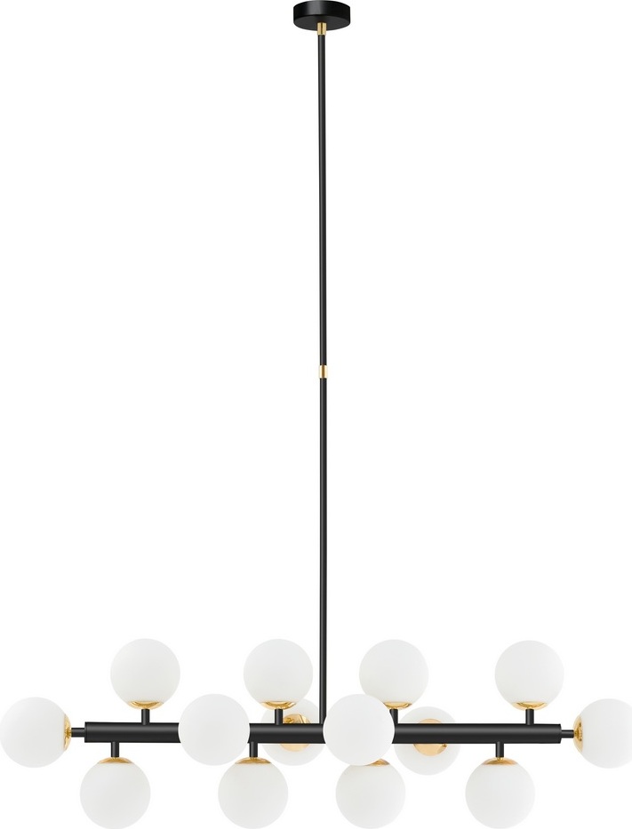Lampa wisząca Cumulus I czarno-złota