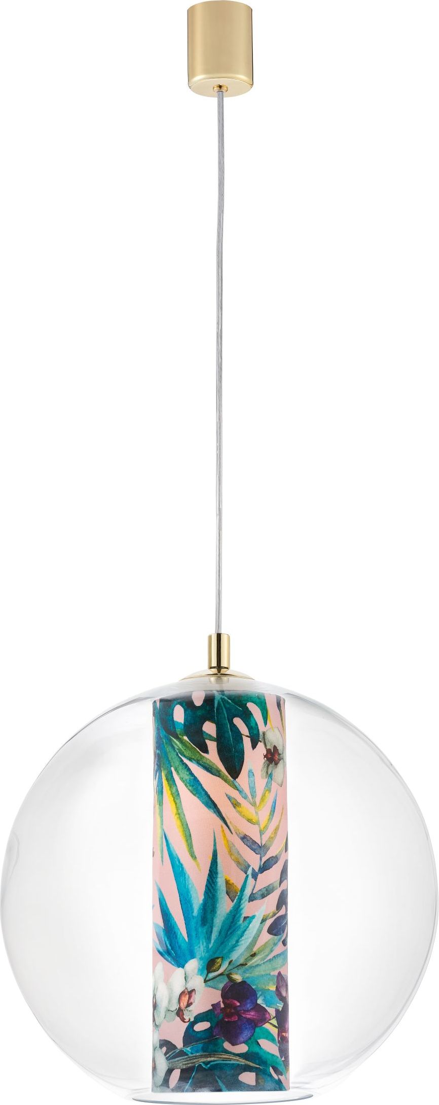 Lampa wisząca Feria L różowa